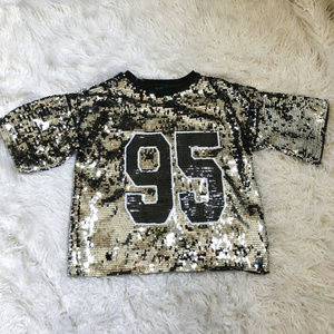 Full Sequined Sweatshirt